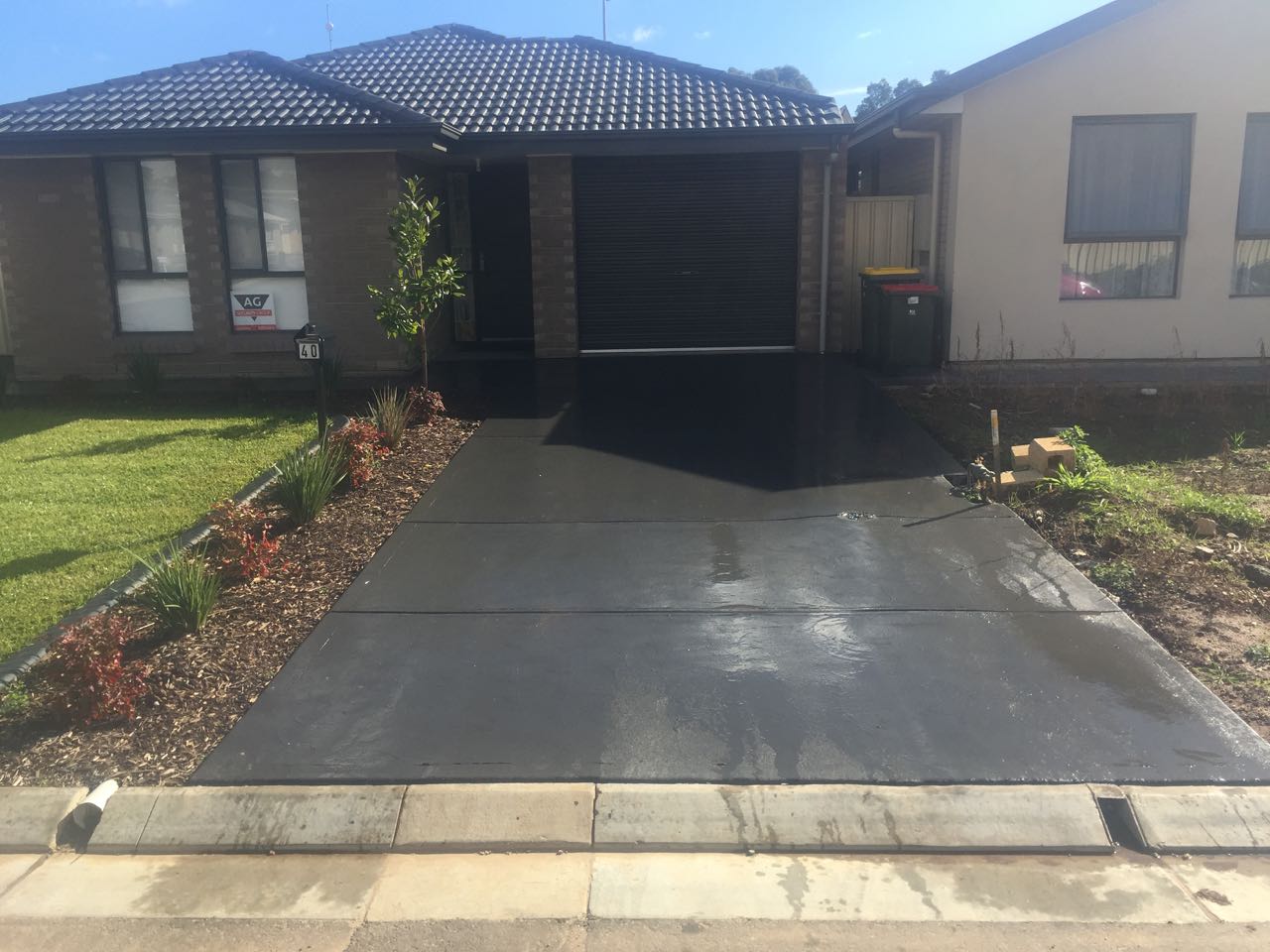 Salisbury Heights - Concrete Paving For Entrance Driveway