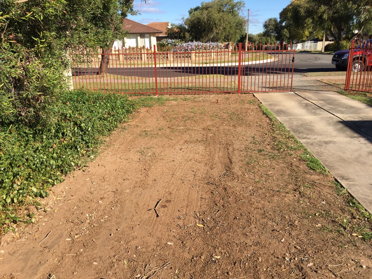 Valley View - Plants & Flower Garden Bed To Suit Soil Type-Before